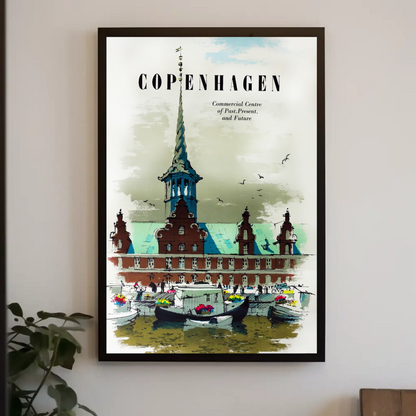 Copenhagen Travel Poster