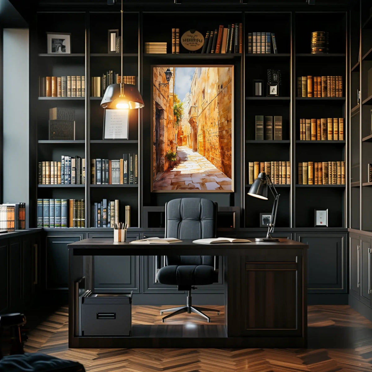 Malta Mdina Silent City Street Poster