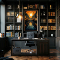 Dreamy Canal At Sunset Poster