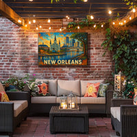 New Orleans Skyline Poster