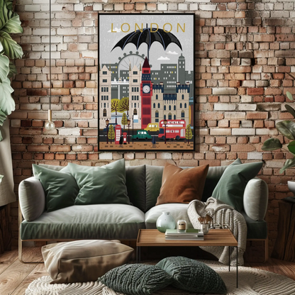 London - Classic Travel Poster