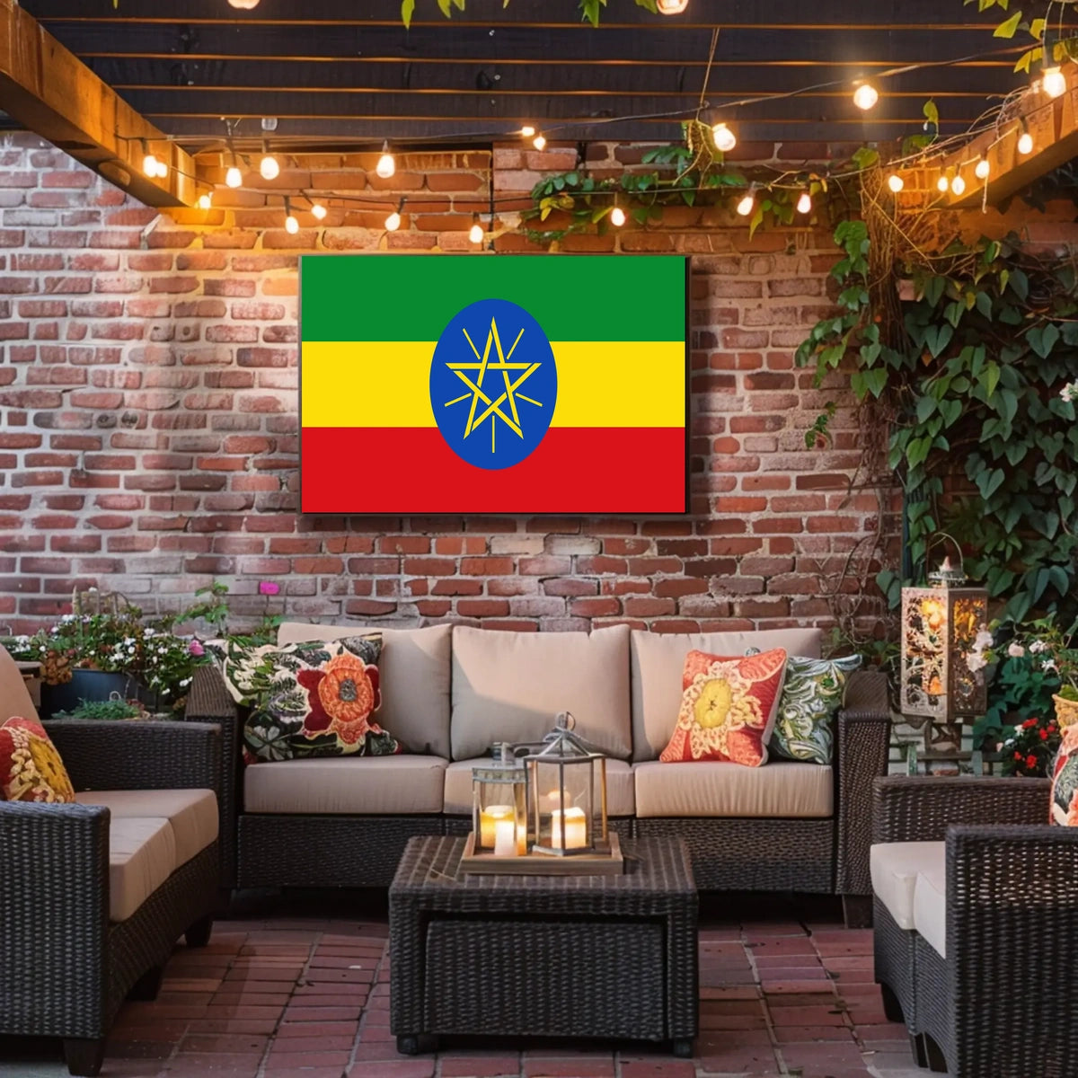 Ethiopia Flag Poster