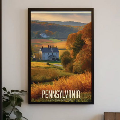 Vintage Poster - Pennsylvania United States