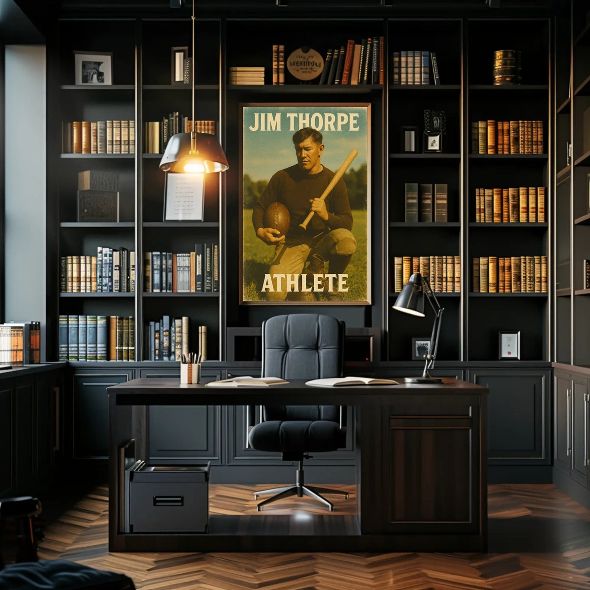Jim Thorpe Athlete Poster