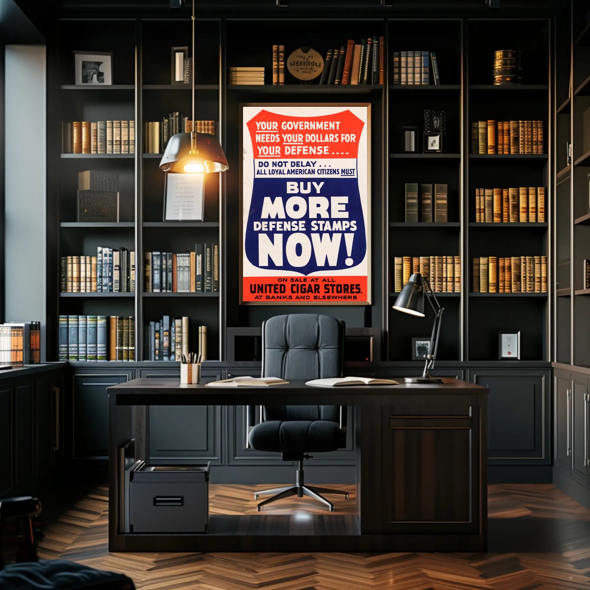 Support the Defense Effort Poster PosterGoat