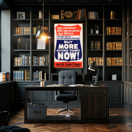 Support the Defense Effort Poster PosterGoat