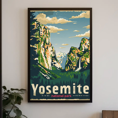 Vintage Poster Yosemite National Park