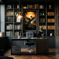 Sunset Symphony A BirdS Journey Poster