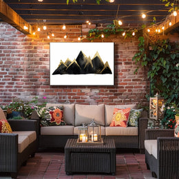 Golden Peaks Poster