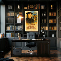Martin Luther Vintage Christmas Edition Historical Poster