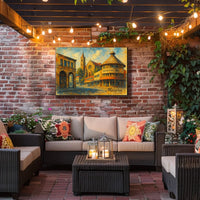 Maseru Cityscape Photography Realism Wanderlust Urban Skyline Timeless Cultural City Poster