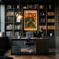 Celebrating Jim Thorpe Greatest Athlete Poster