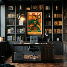 Celebrating Jim Thorpe Greatest Athlete Poster