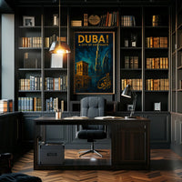 Dubai City Of Contrasts Poster For Modern Home Decor