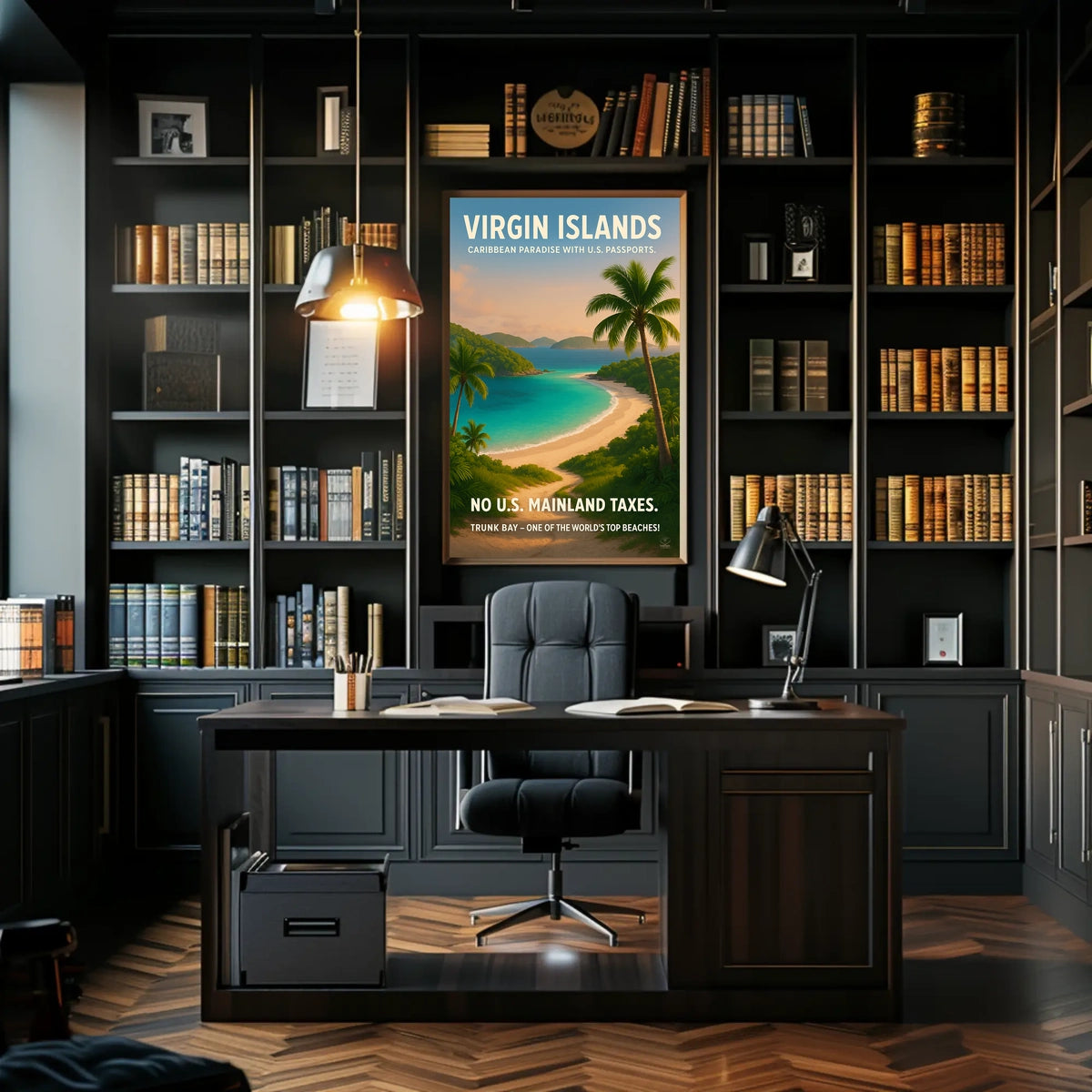 Virgin Islands Caribbean Paradise Poster