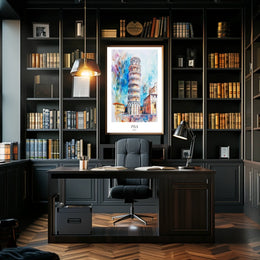 Leaning Tower of Pisa Poster