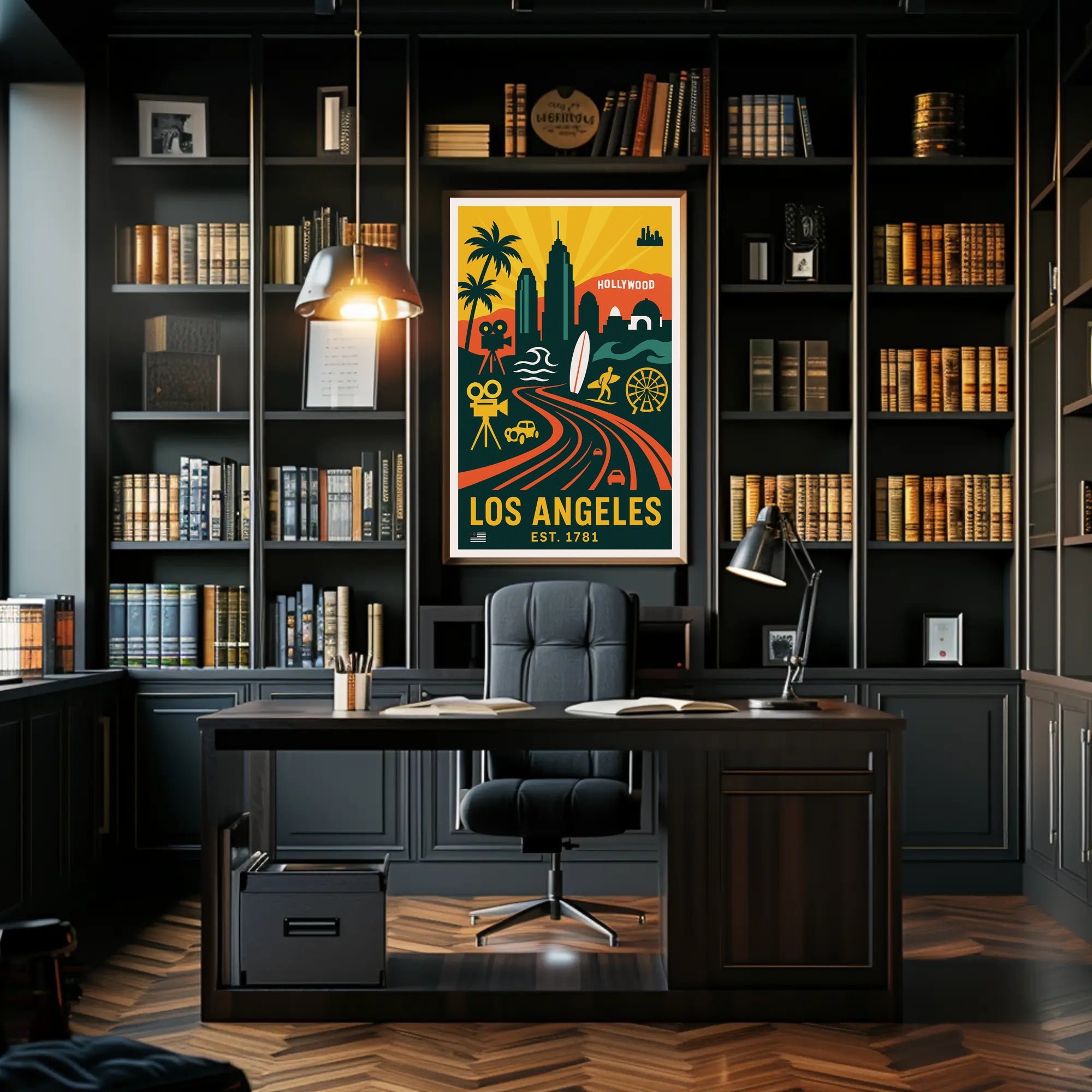 Los Angeles City of Dreams Poster PosterGoat