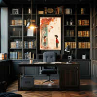 Urban Expressionism Art Deco Style Poster