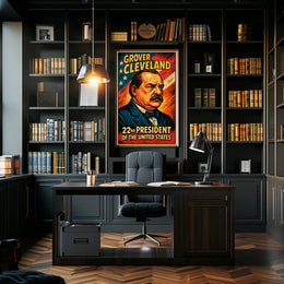 Grover Cleveland 22nd President Poster Heritage Decor