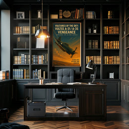 Vultures Of The Sky Vultee A-31A-35 Poster