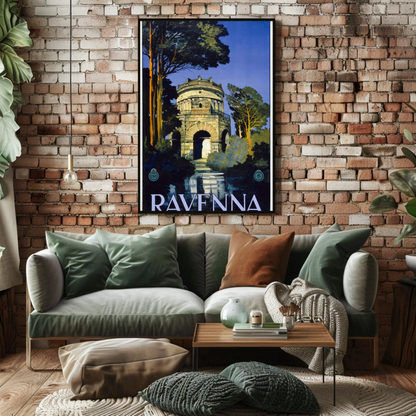 Ravenna, Italia Vintage Poster