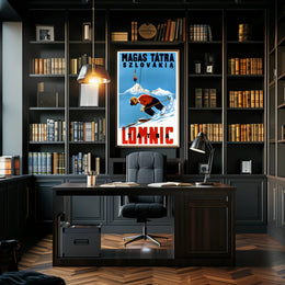 Skiing in the High Tatras Poster PosterGoat