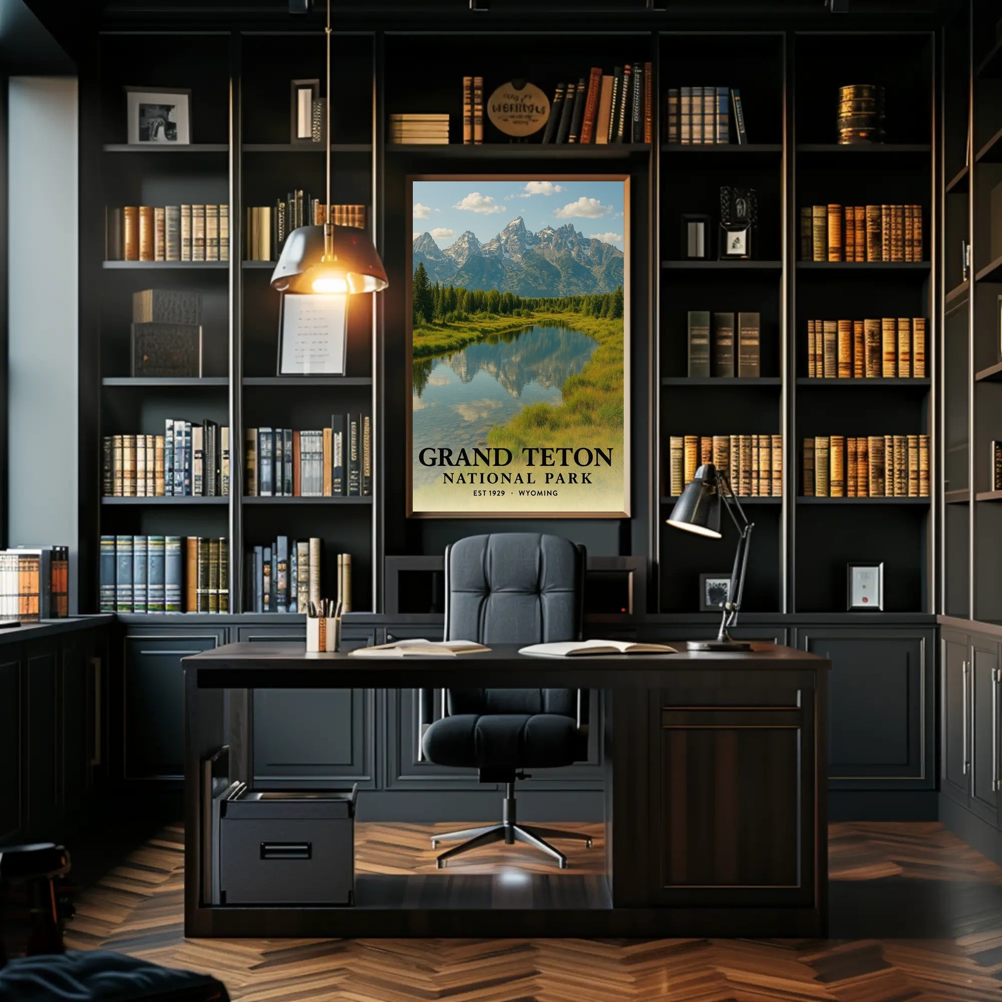 Grand Teton National Park Scenic Poster Print