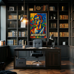 Anthropology Mosaic Poster