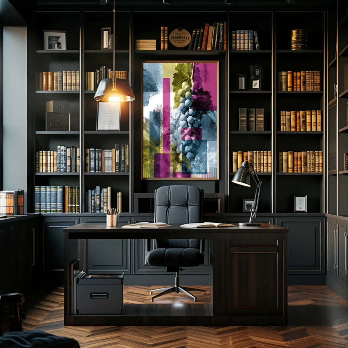 Abstract Grapes Abstract Poster