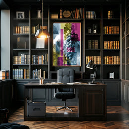 Abstract Grapes Abstract Poster