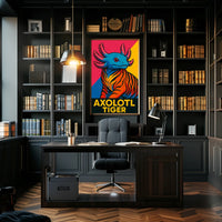 Axolotl Tiger Poster