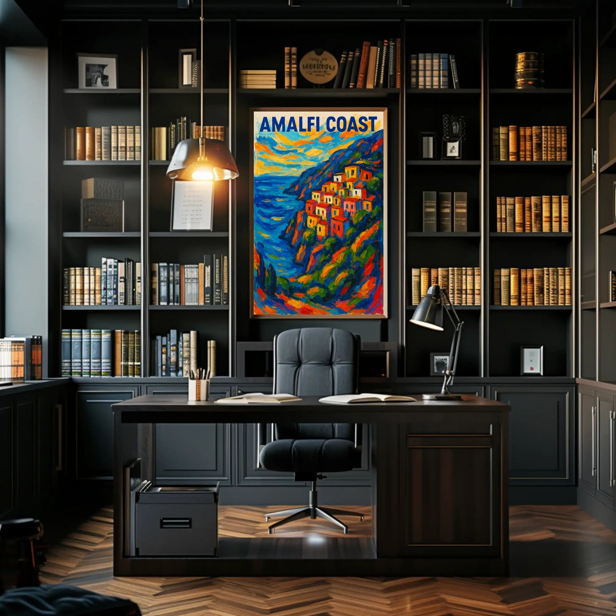 Amalfi Coast Vibrant Escape Poster Wall Art For Home Decor