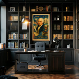 John Adams 2nd President Poster