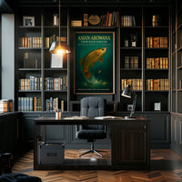 Asian Arowana Swim with Fortune Poster
