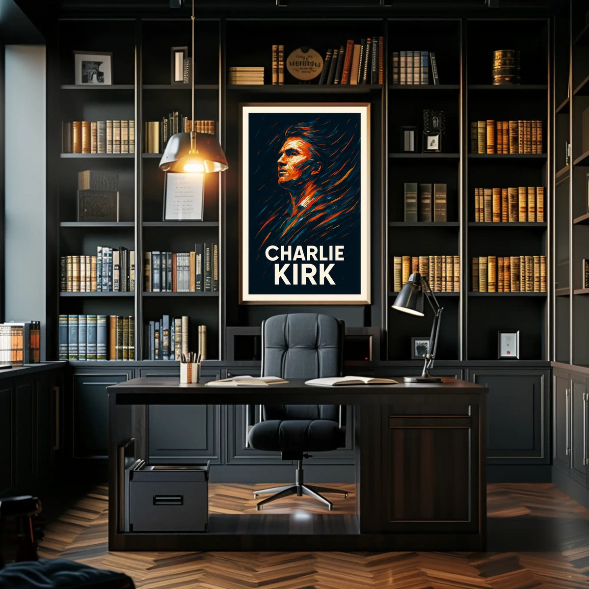 Charlie Kirk Portrait Poster
