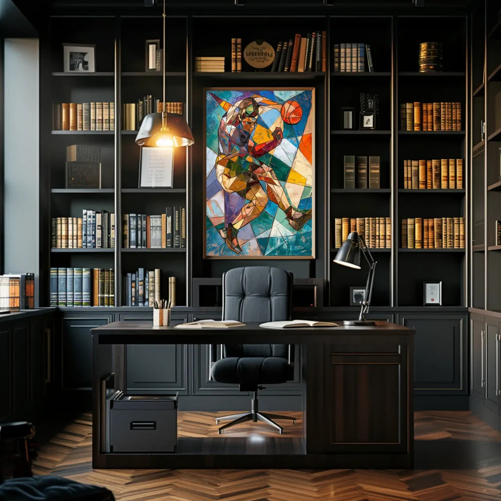 Abstract Visual Storytelling Art Poster
