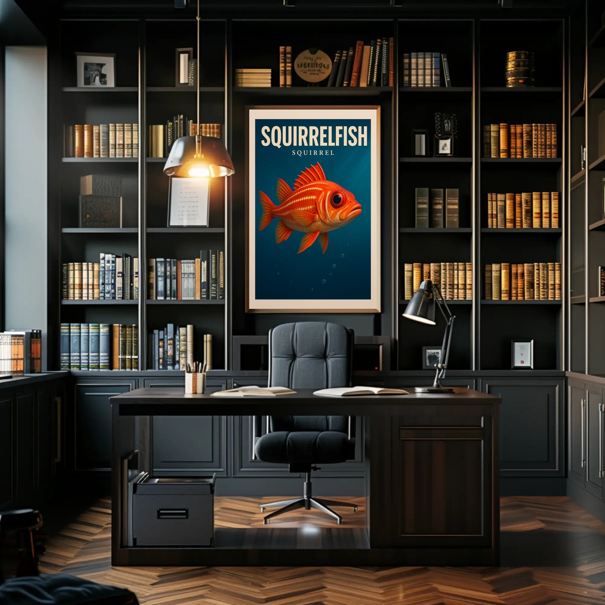 Squirrelfish Spotlight Poster PosterGoat