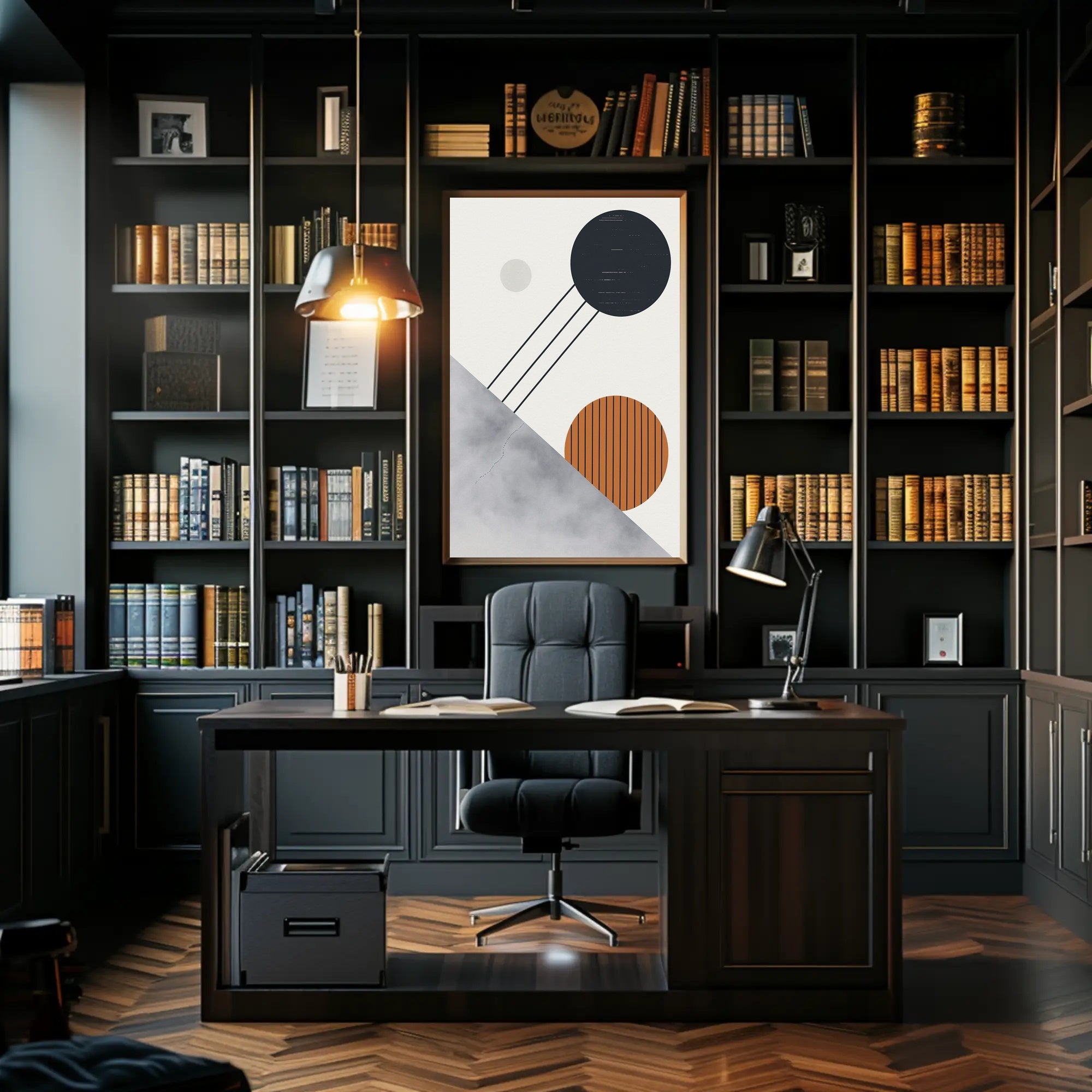 Geometric Harmony Poster PosterGoat