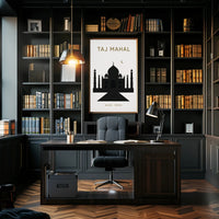 Taj Mahal Agra, India Poster PosterGoat