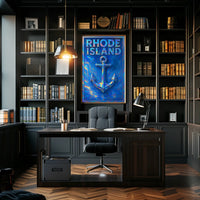 Rhode Island Nautical Poster