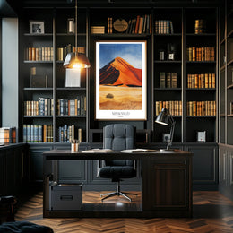 Sossusvlei Sand Dunes Namibia Travel Poster PosterGoat