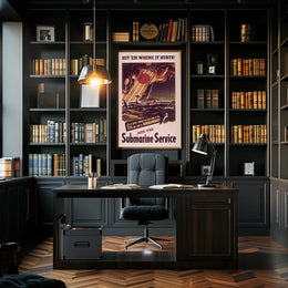 Join the Submarine Service Military Recruitment Poster