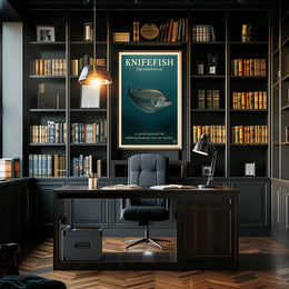Knifefish The Nocturnal Swimmer Poster
