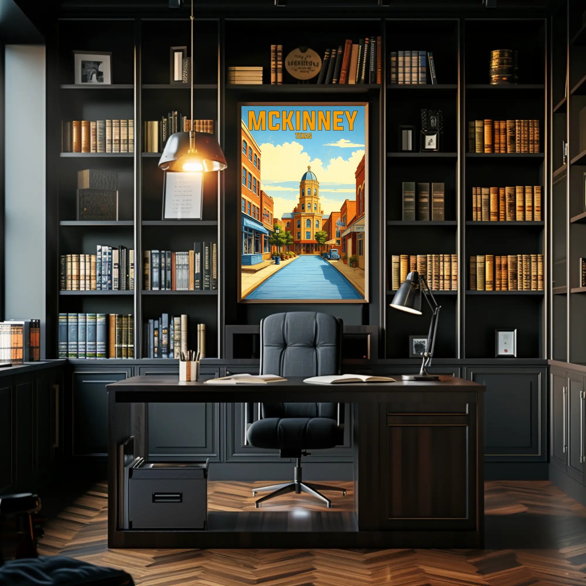 McKinney, Texas Poster PosterGoat