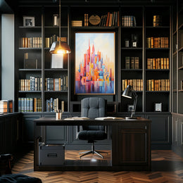 Abstract Cityscape Abstract Poster