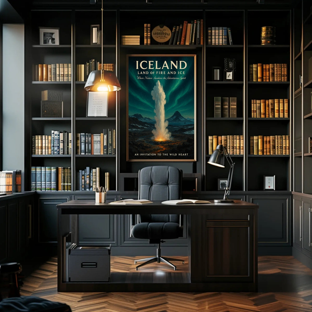 Iceland Land of Fire and Ice Poster