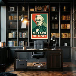 Millard Fillmore Vintage History Buff Poster