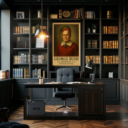 George Bush Santa Pop Art Political or Propaganda Poster