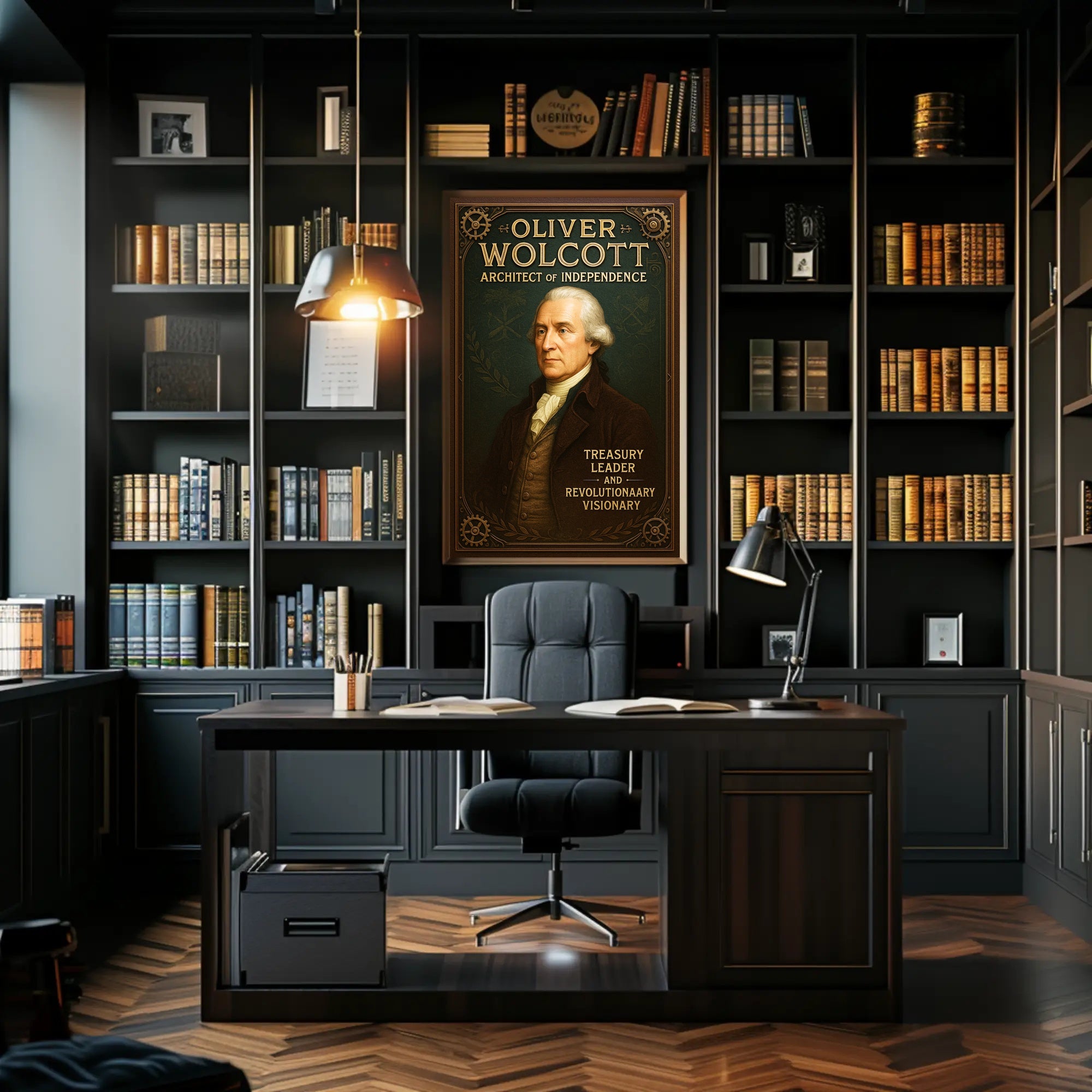 Oliver Wolcott Architect of Independence Poster PosterGoat