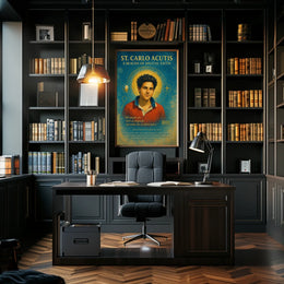 St. Carlo Acutis A Beacon Of Digital Poster